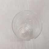 Crystal vase Baccarat roll tube engraved