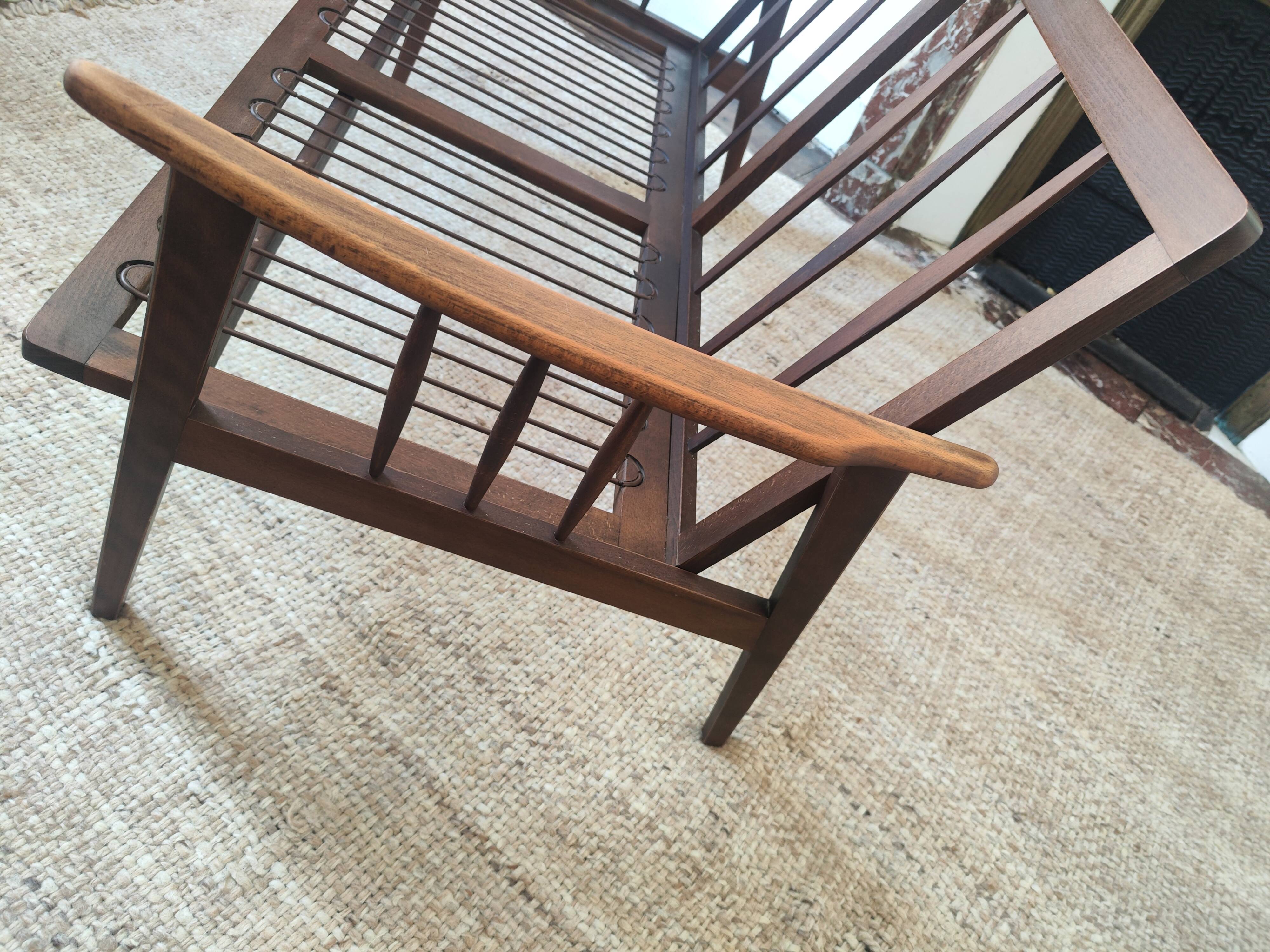 Scandinavian-style bench