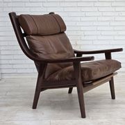 1970s, Danish design by H.J.Wegner, highback armchair, model GE530.