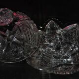 Antique cut glass butter dish – Luxury & elegance of the dining table art
