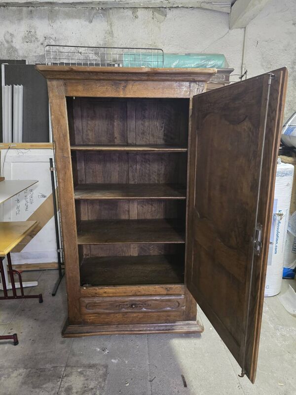 Bonnetière ancienne en chêne massif – XIXe siècle