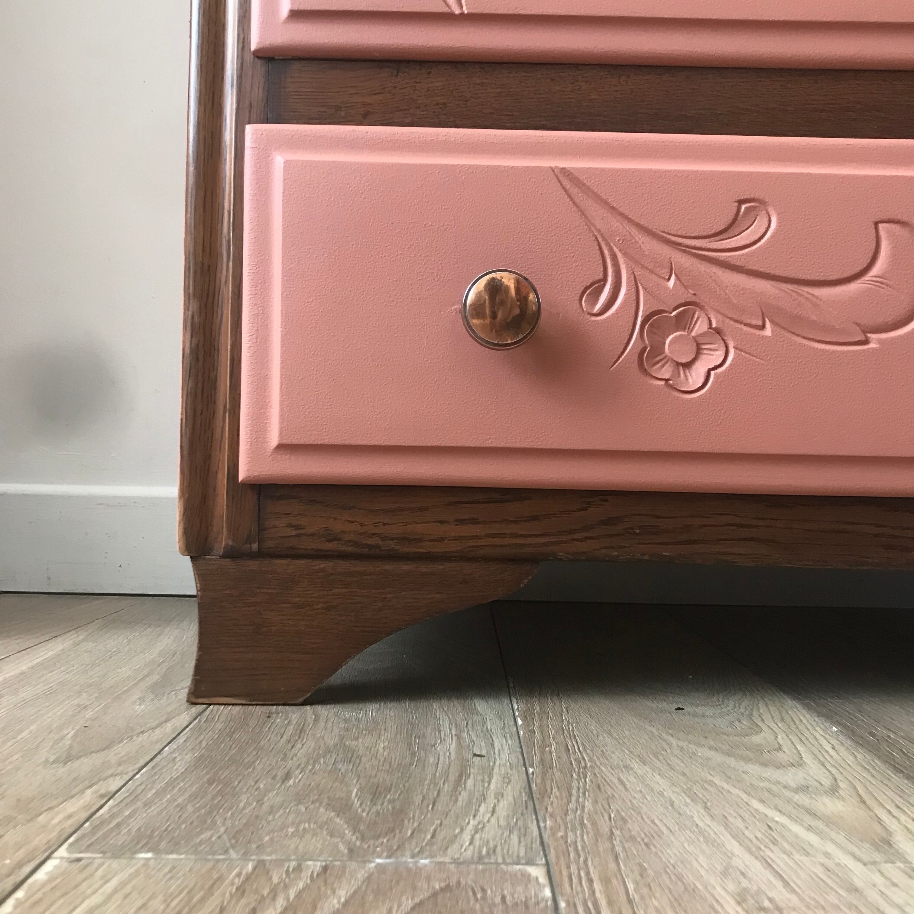 Commode Art Deco et terracotta