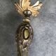 Old gilded bronze lamp base with Louis XV style rocaille decoration