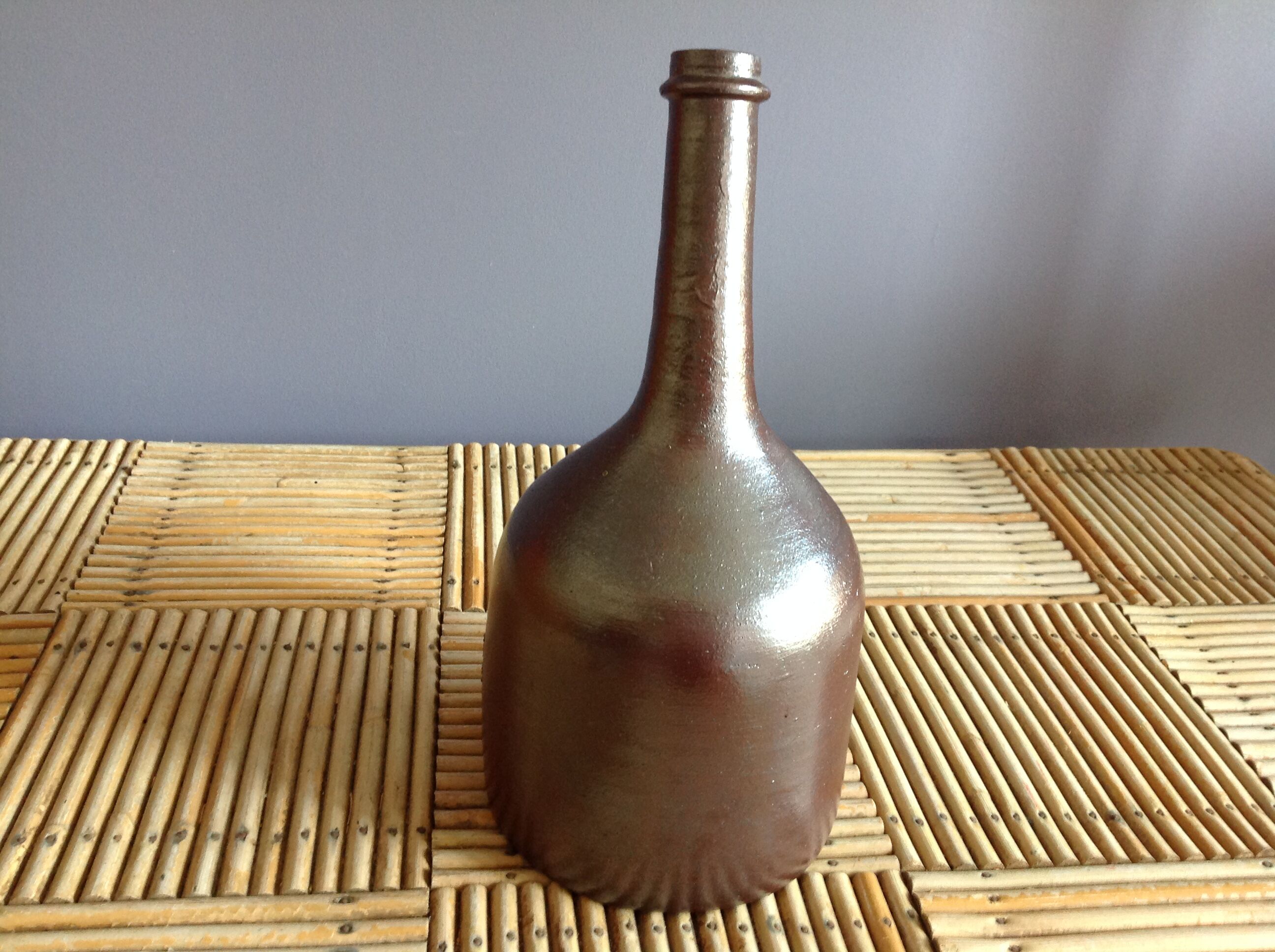 Bouteille en grès
