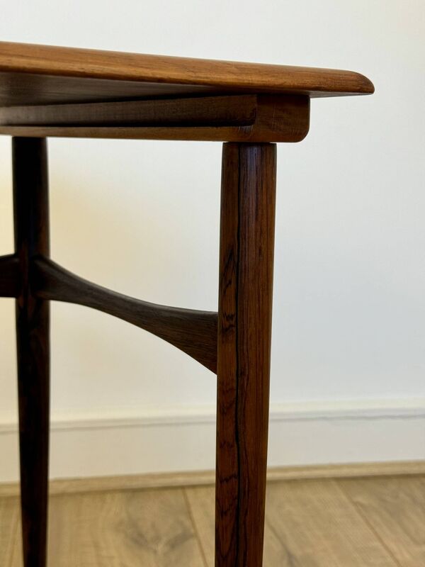 Table d'appoint scandinave en palissandre – Danemark, années 1960-1970