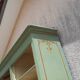 2 library furniture ceruse wood green and gold