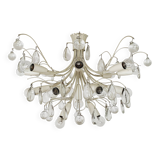 Lustre Flush en Verre Cristal par Vereinigte Werkstätten Munich