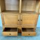 Old MD storage furniture bookcase design Martin Dupuis light oak 1950s vintage