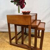 Tables gigognes rétro vintage en teck du milieu du siècle par G Plan – Élégantes années 1960
