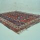 Antique Persian Shiraz carpet, 1900s, 225x162 cm