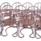 Industrial metal chair
