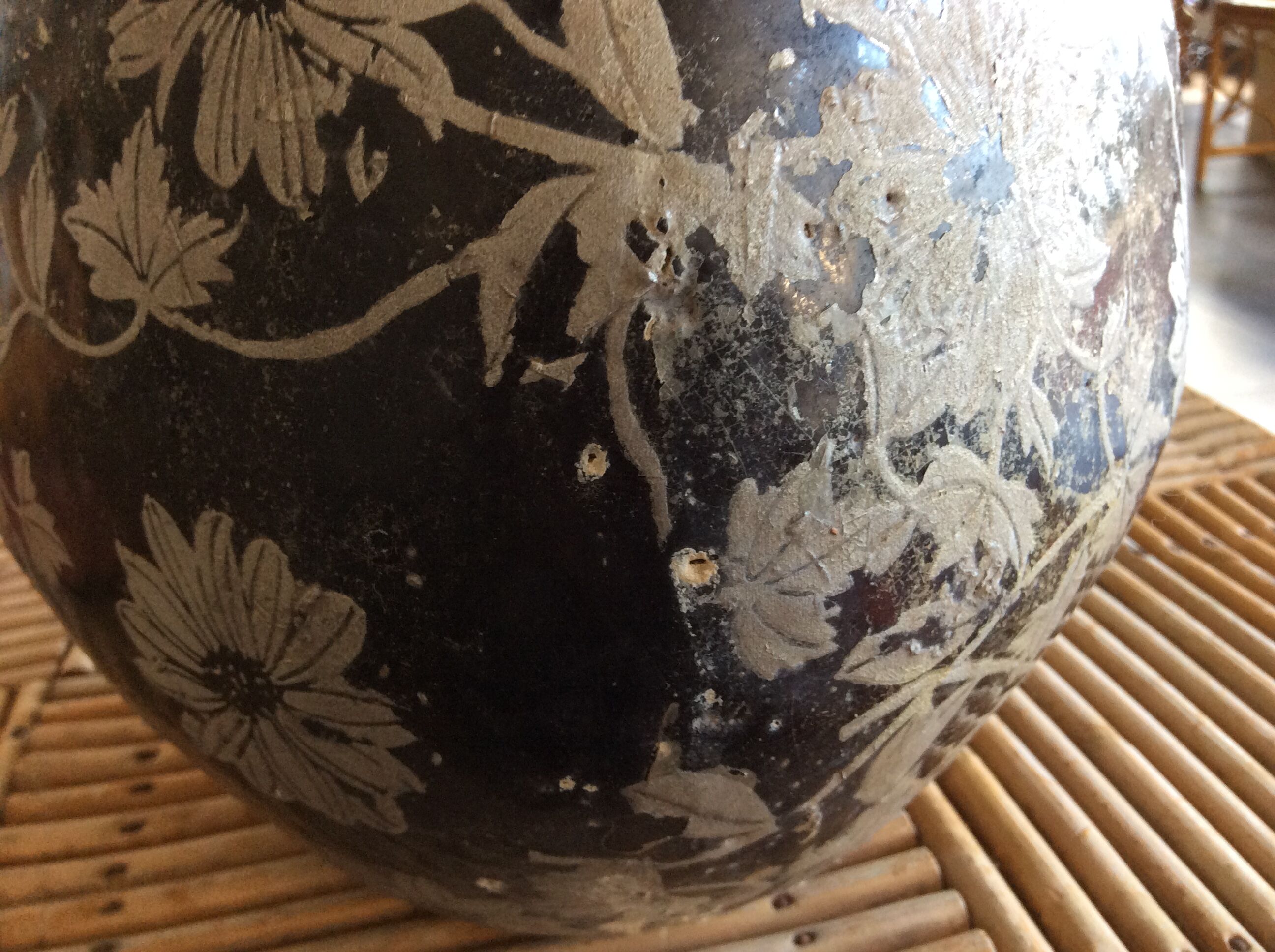 Terracotta vase