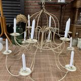 Lustre with real candles