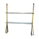 Brass & glass shelf
