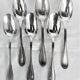 Baroque model silver metal cutlery service