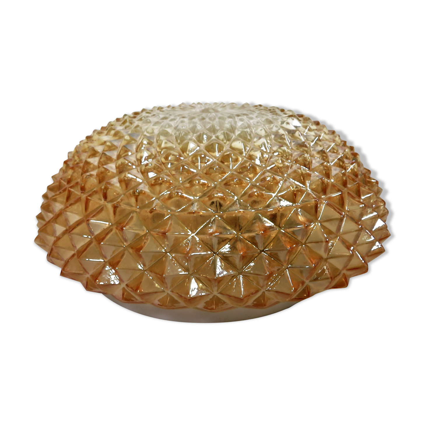 Amber vintage ceiling lamp