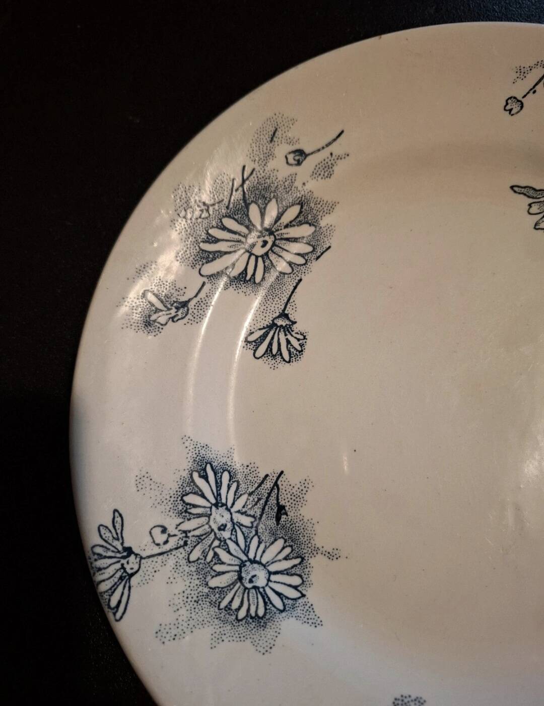 Set of 8 antique plates