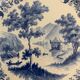 10 assiettes plates bleues Villeroy et Boch modèle Burgenland 1950