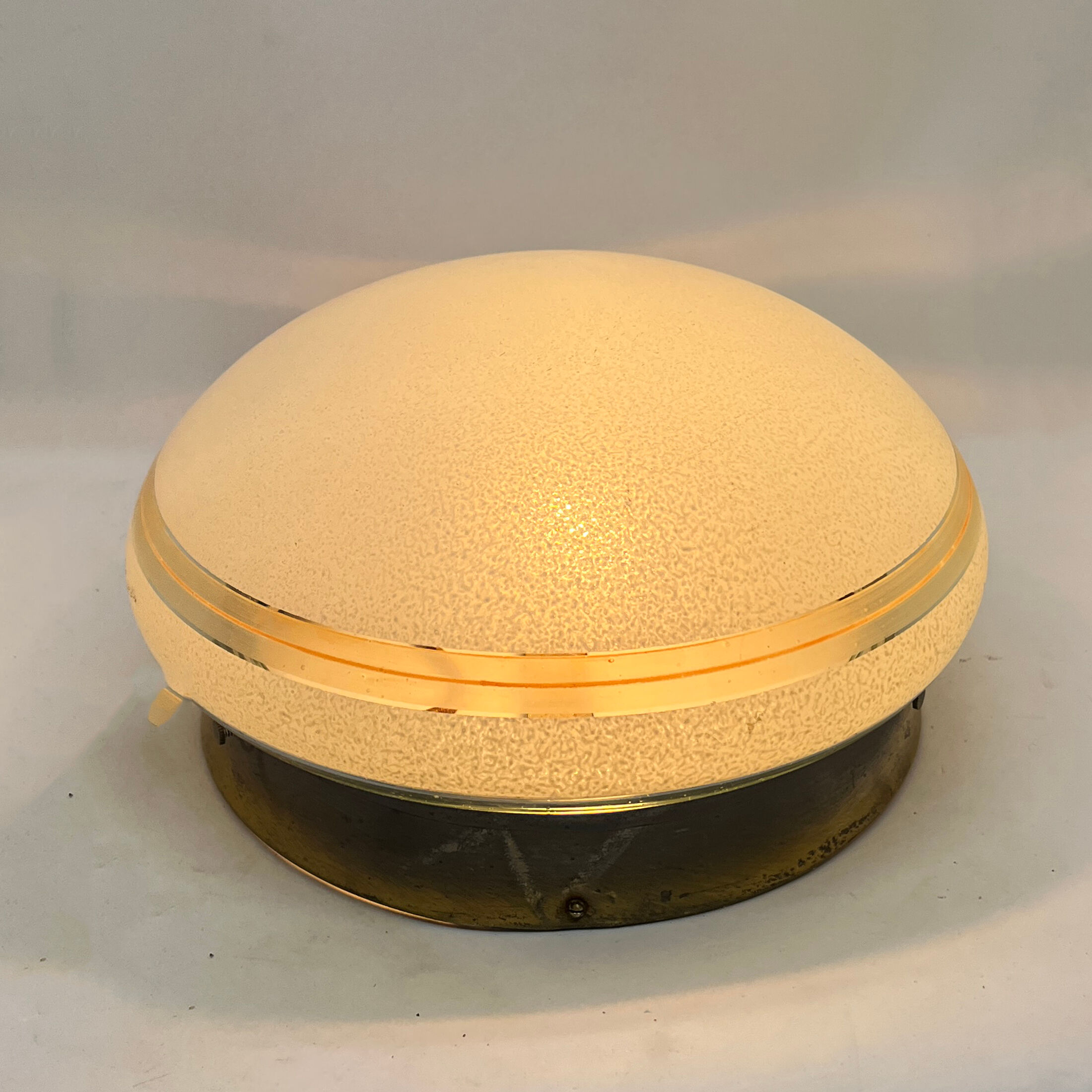 Plafon lamp art deco Meissen, Germany, 1940s