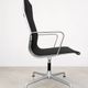 Charles Eames High-Back Aluminium Group Swivel Chair by ICF, Italy – Black