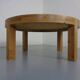 Large pine and ceramic coffee table by Lisbeth Sallingboe for Sallingboe, Denmark, 1970s.