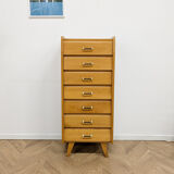 Vintage chest of drawers with tapered legs