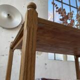 XS oak draper's table