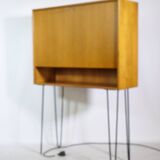 Teak secretary highboard from WK Möbel, 1960s