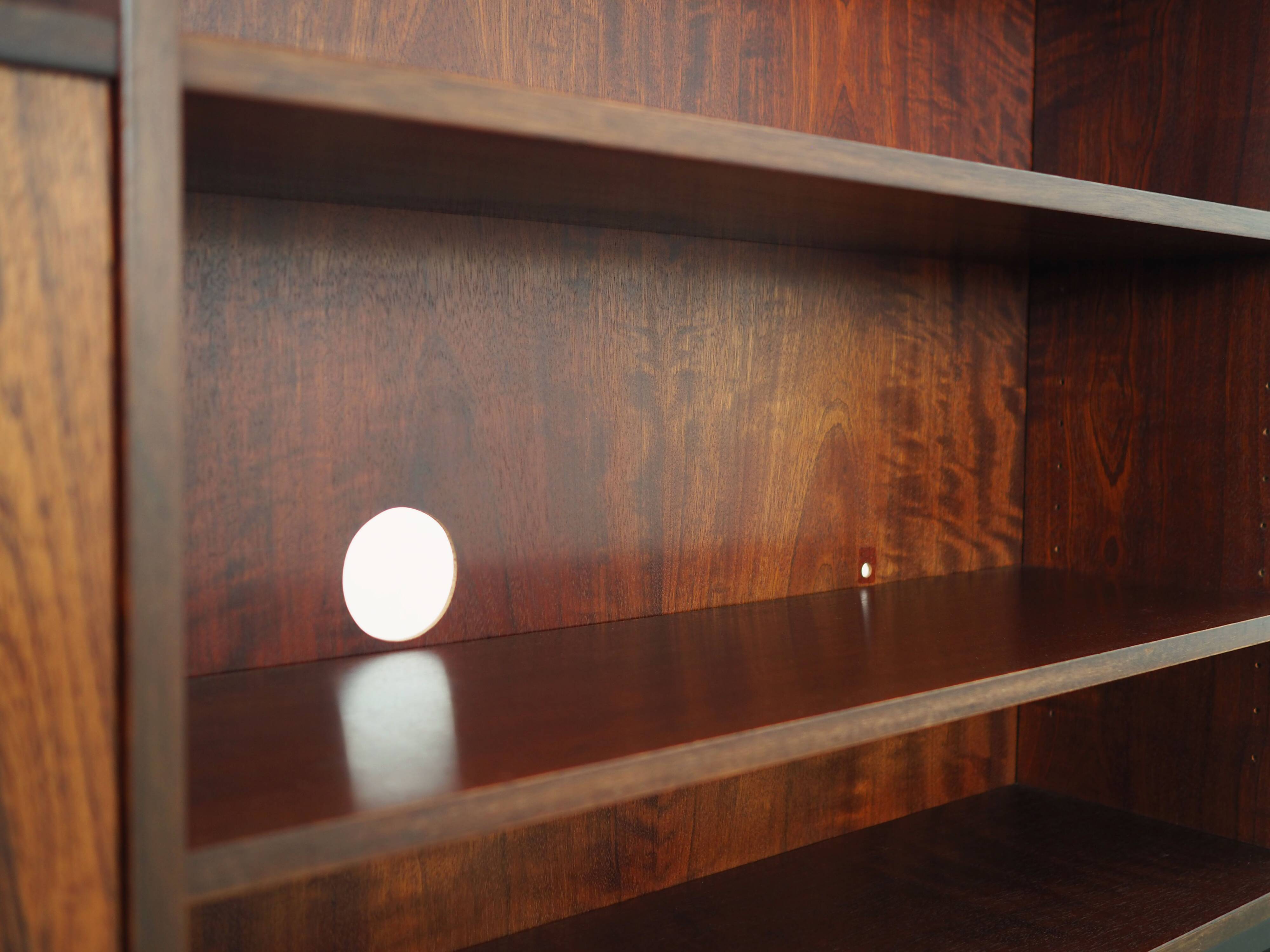 Rosewood bookcase, Danish design, 1970s, production: Farsø Møbelfabrik