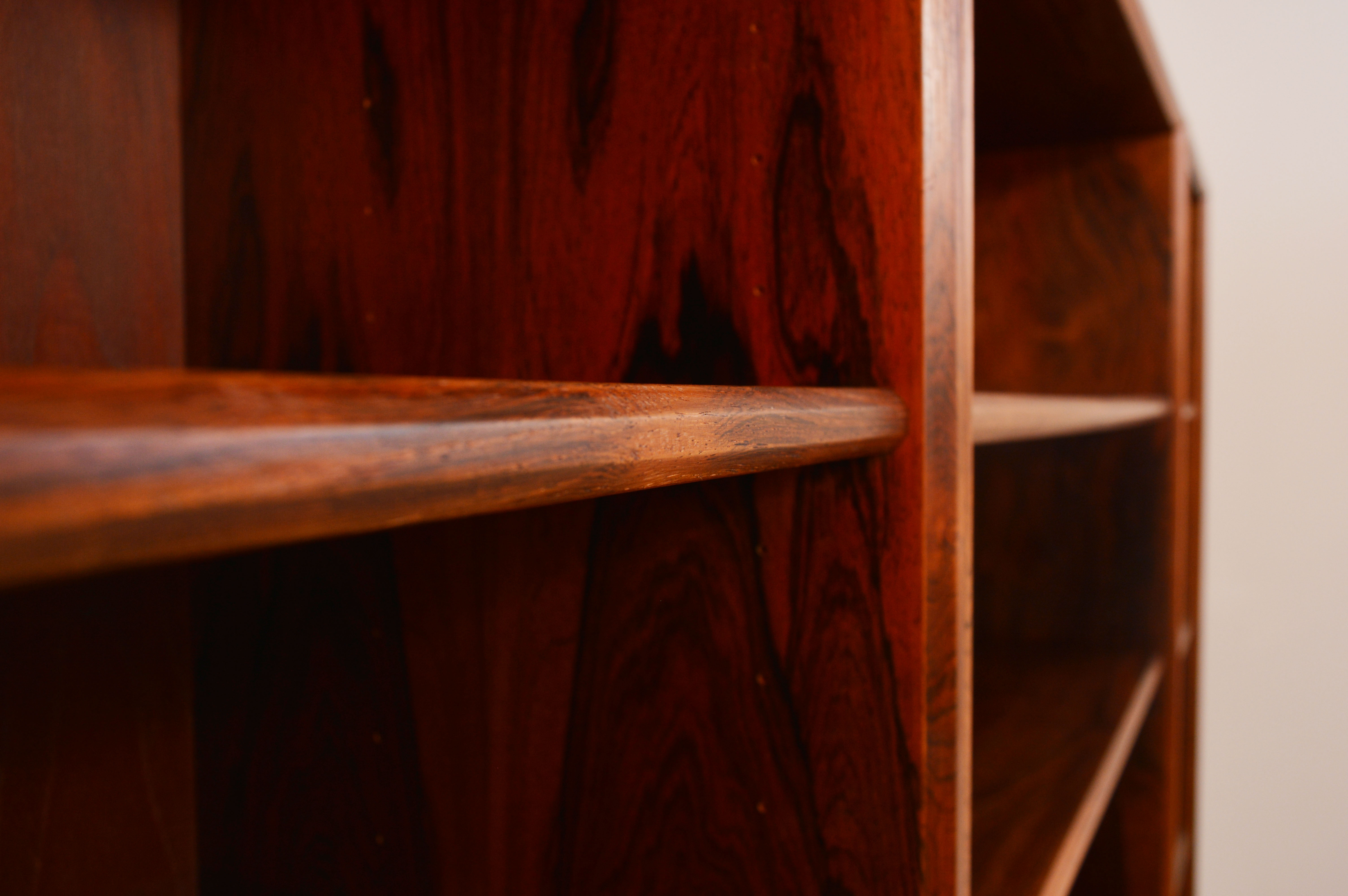 Scandinavian rosewood library 3 parts 1960