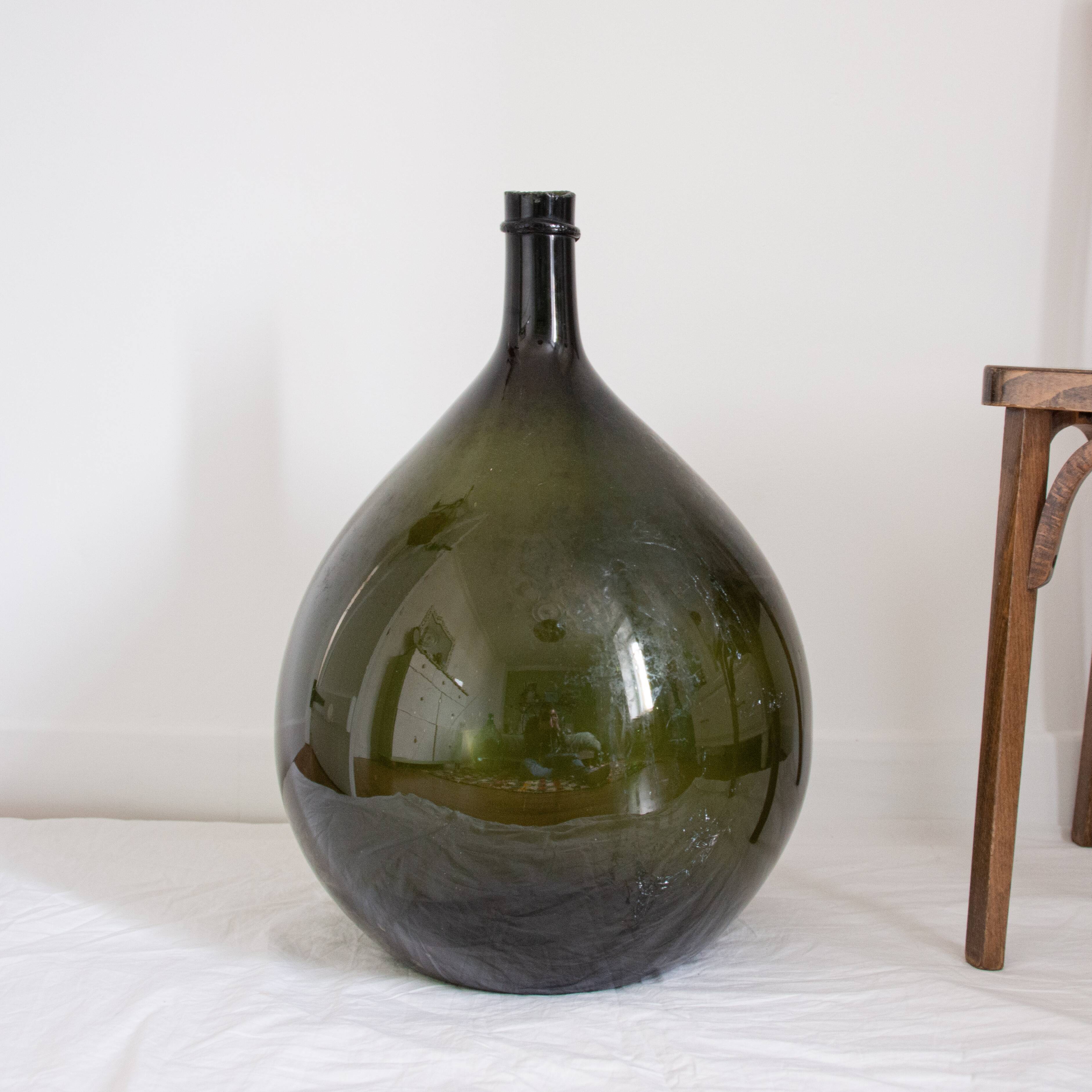 Dame-Jeanne in blown glass 40 liters