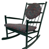 Vintage rocking chair wood 1960s design