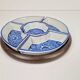 Vintage Chinese Blue Flower Porcelain Snack Bowl with Appetizer Bowls