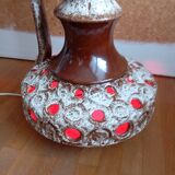 70s ceramic floor lamp