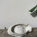 White Pierrot ashtray / soap dish / pocket tray