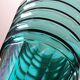 Large antique Art Deco emerald cut crystal vase, Bohemia 1920-1930