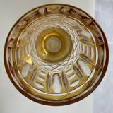 Late 19th century Bohemian crystal vase