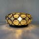 Iron or structured glass wall light by Limburg, 1960s, Germany.