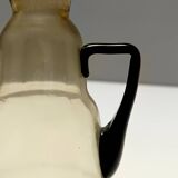 Straw Colored Murano Glass Pitcher Vase attr. to Vittorio Zecchin, Italy