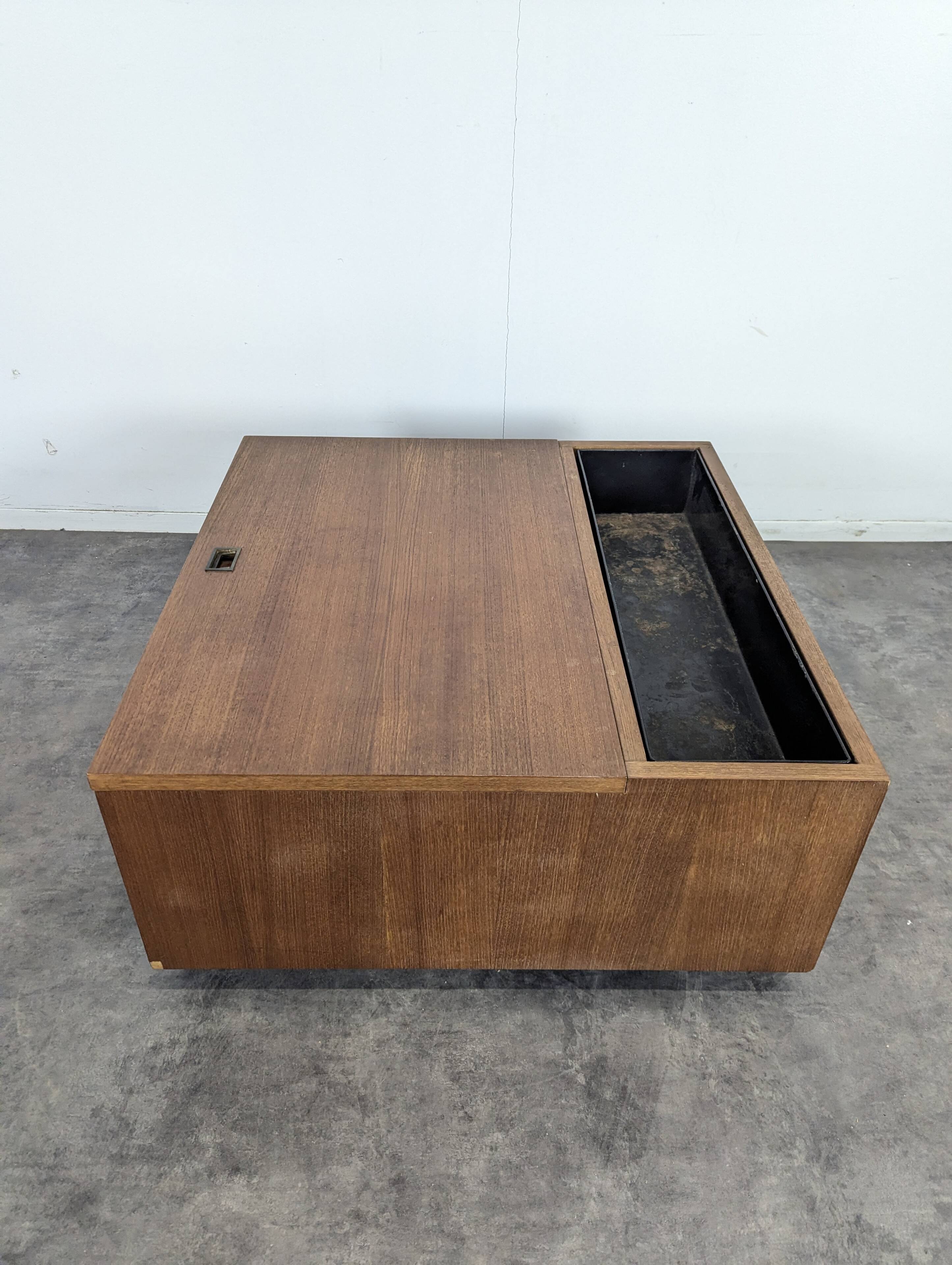 Bout de canapé Bar scandinave en teck