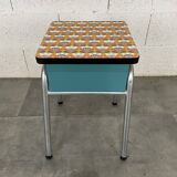 Vintage Formica chest stool