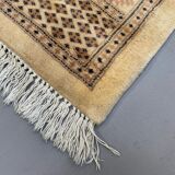 Vintage Indian Long runner 475x80 cm Bokhara wool rug tribal handmade