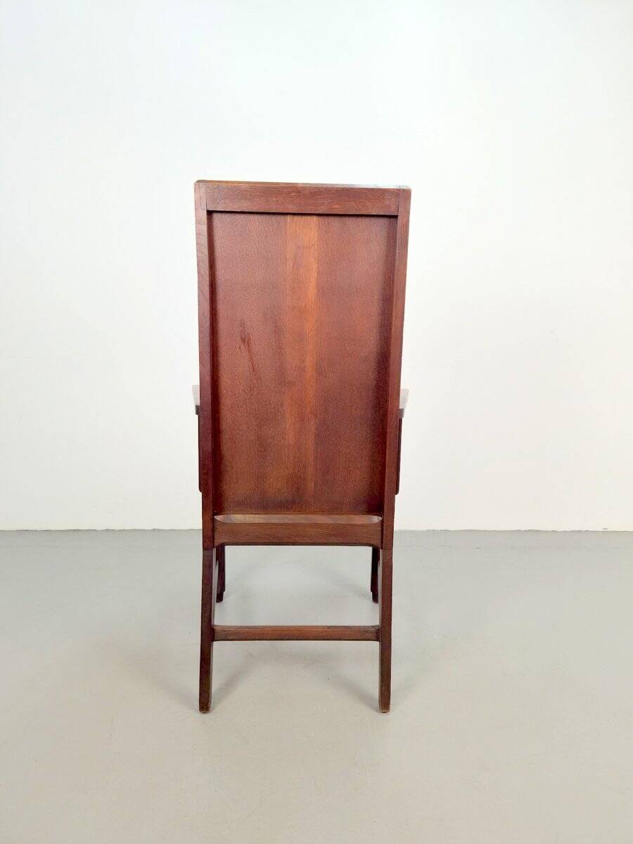 Dutch Art Deco Hague School Modernist Armchair, 1930s
