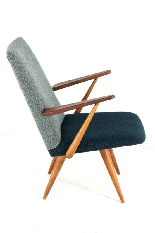 Fauteuil Akerblom bicolore - design scandinave - moderne du milieu du siècle