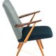 Fauteuil Akerblom bicolore - design scandinave - moderne du milieu du siècle