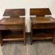 Pair of baumann vintage bedside tables 1970s