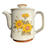 Flower pattern teapot
