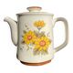 Flower pattern teapot