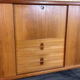 60s 70s teak sideboard highboard H.W. Klein Bramin Danish Modern Design