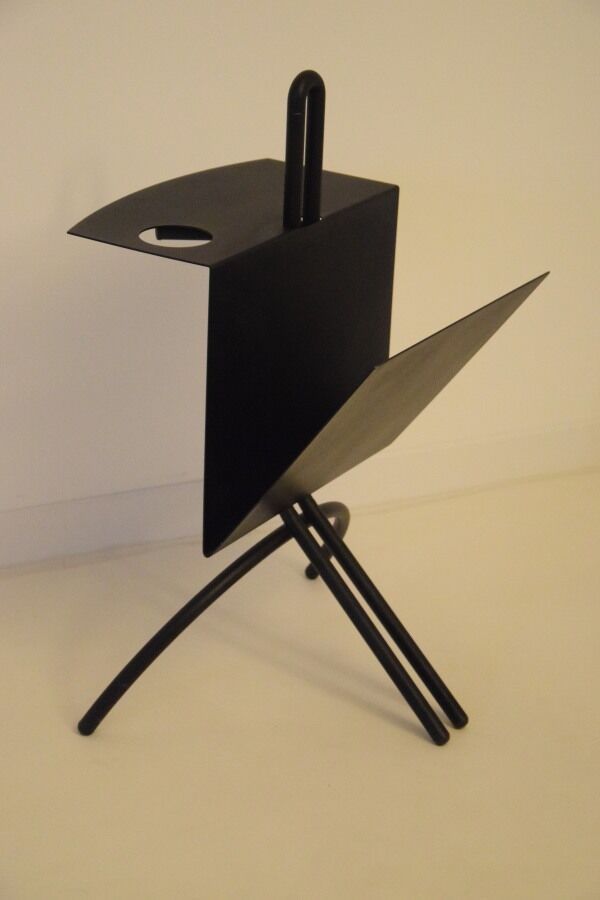 Magazine holders - Sofa end - Side table - Vintage - 80s - Design